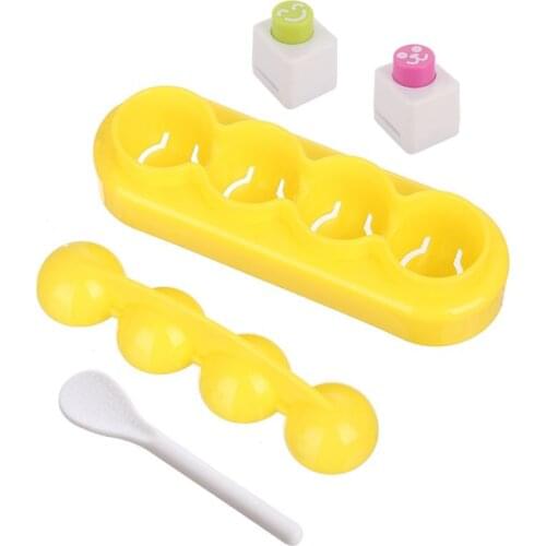Ball Shape Onigiri Mold Rice Ball Sushi Maker DIY Handicraft Bento Accessories with Spoon for Kids