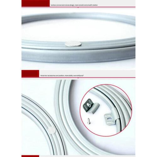 HQ WW12 NEW 12INCH/30CM OD Cold Rolled Steel Lazy Susan Turntable Dining Table Swivel Plate for WOOD TABLE with Horse Iron Acces