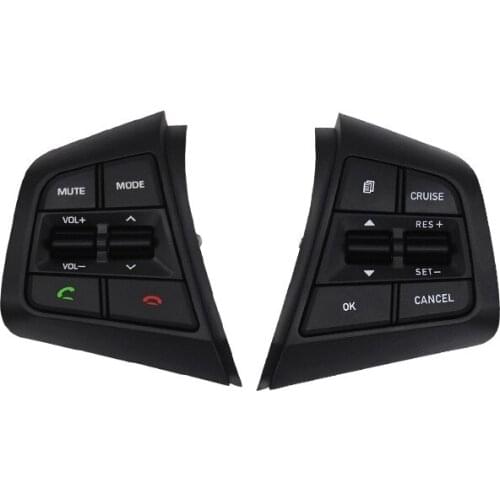For Hyundai CRETA 2.0L IX25 Steering Wheel Buttons Cruise Control Bluetooth Switches Remote Volume Button