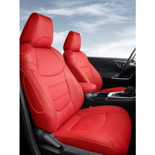 AutoDecorun Same Design As Original PVC Leather Seat Cushion for Cadillac XT5 Custom Fit Seats Cover Set Accessories 2016-2020