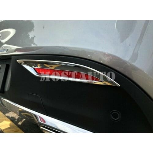 For Mercedes-Benz GLE-Class Coupe C292 2015-2018 ABS Rear Tail Fog Light Cover 2pcs Car Accessories Interior Car Decor Car Trim