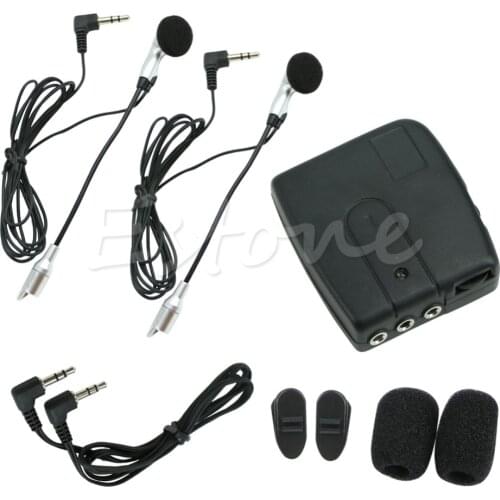QILEJVS Motorbike Motorcycle Helmet 2-way Intercom Headset Communication System
