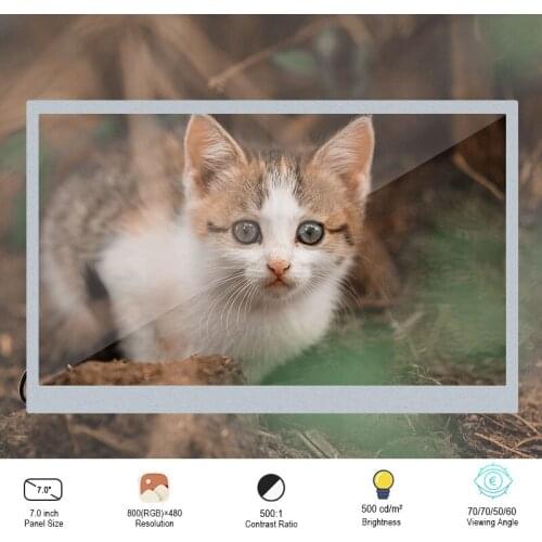 Original IVO M070SWP1 R4 Resolution 800x480 SRGB LCM Module WithoutTouch Industrial Display 7 Inch Lcd Screen 60 Pins FPC