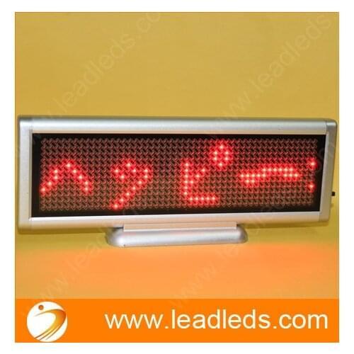 4sets/lot Red led moving message sign board rechargeable electronic sign