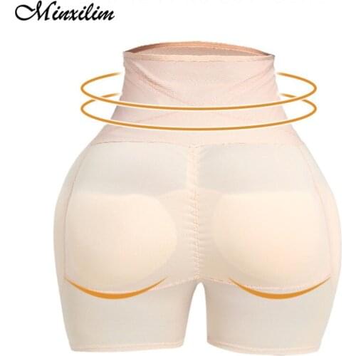 Butt Lifter Body Shaper Fake Butt 4 Padded Hips Enhancer Big Buttocks Panties Shapewear Waist Slimming Panty Underwear For Women