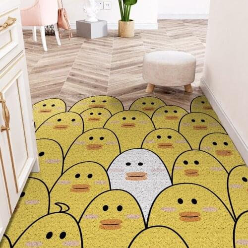 Welcome Mat for Front Door Entryway Outdoor Floor Mat Custom Cartoon Durable Rubber Indoor/Outdoor Dust-proof Doormat Area Rugs