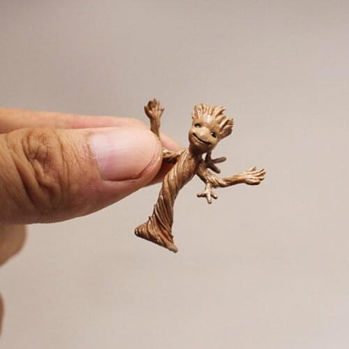 Sale~5 Pcs tree man/fairy garden gnome animals/moss terrarium home desktop decor/crafts/bonsai/doll house/miniatures/ DIY/a010