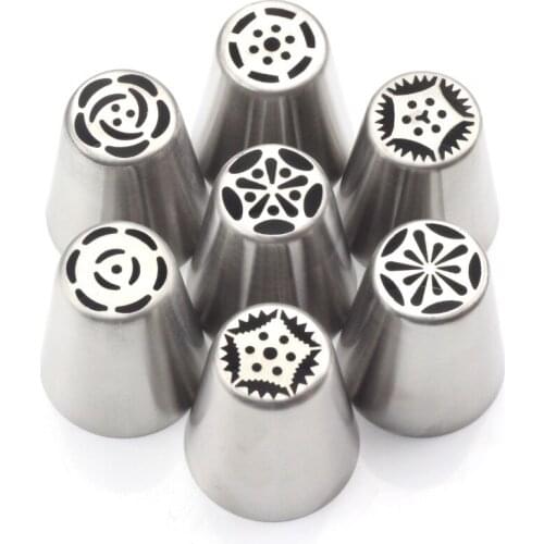 Stainless Steel russian spray nozzles or Cake Cupcake Decorating Tools Cream Pastry Tips Icing Piping Nozzles