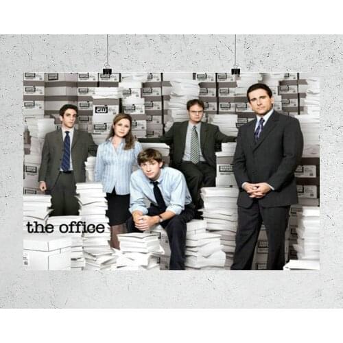 H314 Silk Poster Home Decoration The Office TV Series Comedy Cast Steve Carell Movie Wall Art Christmas Gift