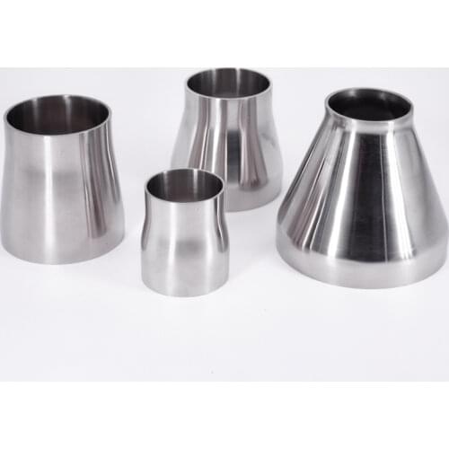 32/38/45/51/57/63/76mm Butt Welding Concentic Reducer SUS304 Stainless Sanitary Pipe Fitting Homewbrew