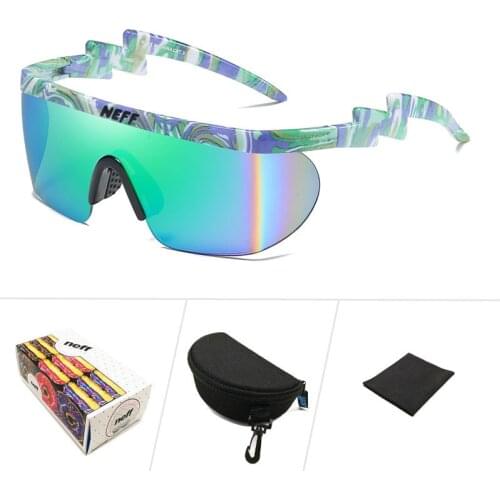 WESHION Sunglasses Men Women Vintage Sport Oversize Goggles Clip On Shades UV40 Protection Sun Glasses Lentes De Sol Mujer
