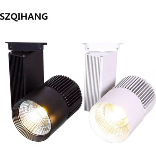 LED Track Light 30W COB Ceiling Rail lights For Clothes Shop Shoes Store Track Rail Spot Lighting 85-265V/AC