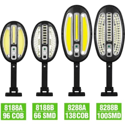 Solar Powered LED Light Outdoor Wireless Security Wall Road Street Pathway Waterproof Light Remote Control for Garden Courtyard