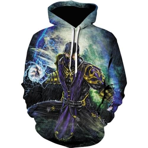 Mortal Kombat 3D print Hoodies Men Women Kids Sweatshirts Game MK Streetwear Boy Girl Cool Hooded autumn winter Pullover