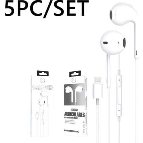 Internal headphone for iPhone 11 with 【volume control + microphone + phone call compatible Cable headphones