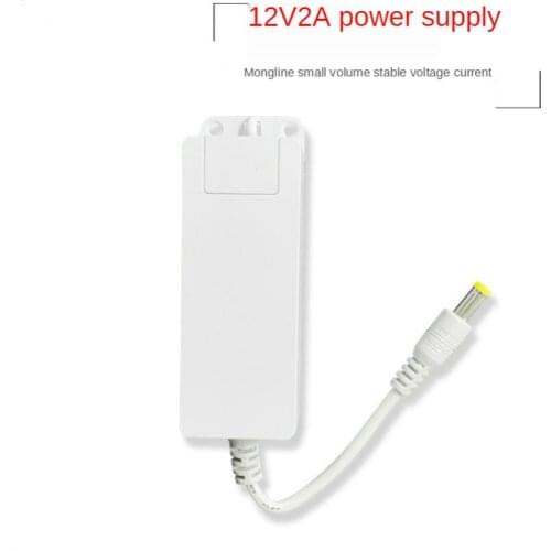 Indoor 12V2A Monitoring Power Supply Single Line Camera Power Adapter White Small Size Power Supply Wiring Type