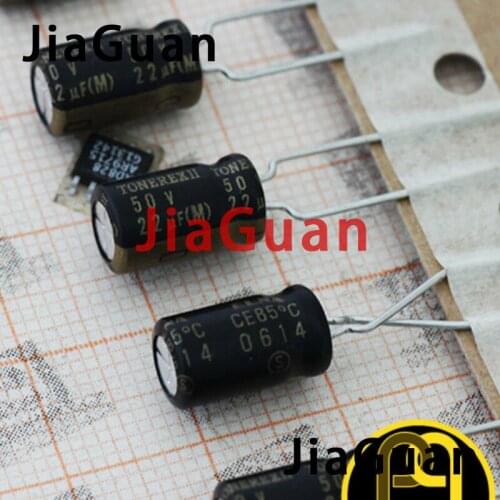 10PCS ELNA TONEREX II 22UF 50V 6.3X11MM ROB 50V22UF tuner audio capacitor TONEREX2 22UF Black gold 22uF/50V