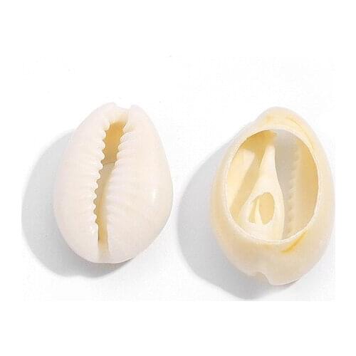 Mibrow 20/50PCS Natural Sea Shells Loose Beads for Home Decorations DIY Craft Conch Shell Fit DIY Jewelry Making Accessories