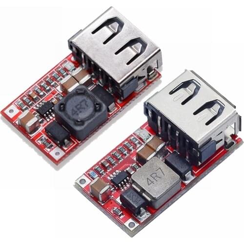 1PCS 6-24V 12V/24V To 5V 3A CAR USB Charger Module DC Buck Step Down Converter 12V 5V Power Supply Module 4R7