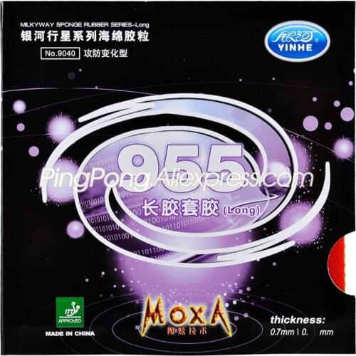 YINHE 955 Pips-long Table Tennis Rubber Galaxy LONG PIPS Original YINHE Ping Pong Topsheet OX / Sponge