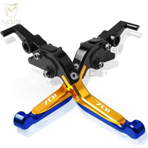 For Husqvarna 701 Supermoto Enduro 2017 - 2018 Motorcycles CNC Adjustable Folding Extendable 701 Supermoto Brake Clutch Levers