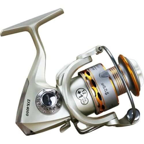 12+1BB Spinning Reel Metal No-gap Fishing Wheel Saltwater Sea Fishing Carp Reels Fishing Casting Reel 1000-7000 Series