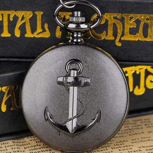 Best Gifts Movie Theme Watches Pirates of The Caribbean Necklace Men Women Chirldren Gifts Quartz Pocket Watch Anchor