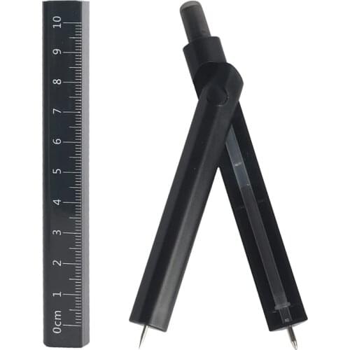 Multifunction 4 in 1 Professional Drawing Compass with Erasable Pen Ruler Eraser for Geometry Drafting Math Students