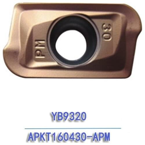 Original APKT160408-APM YB9320 APKT 160408 CVD Carbide Milling Insert Positive Blade Carbide Inserts Lathe Tools Cutter CNC