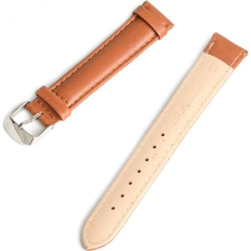 24mm High Quality waterproof anti-sweat Genuine Leather Durable Replacement Watch Band Strap Watchband Brand Brown