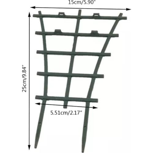 E7CB Garden Plant Climbing Trellis Plastic Superimposed Mini Potted Plants Support