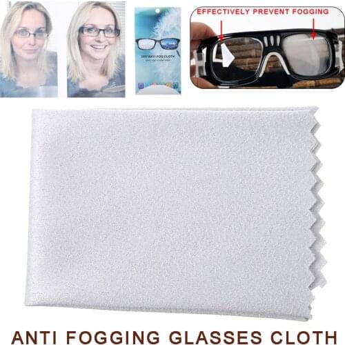 Reusable Anti-fog Glasses Lens Cleaning Cloth Soft Wiping Tool Prevent Fog Cleaning Cloth Eyeglasses Lens Phone Scren Cleaner