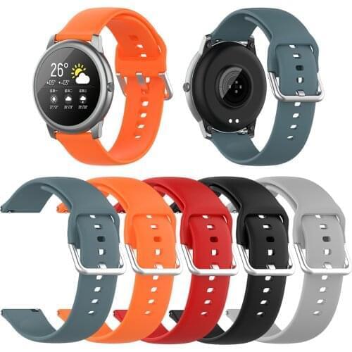 Silicone Soft Sports Smart Watch Strap Smartwatch Bracelet Elegant Watch Comfortable Element for Haylou Solar LS05