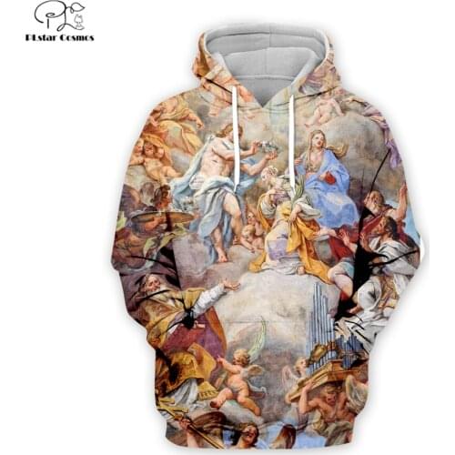 PLstar Cosmos Christian Sentient 3D Printed Hoodie/Sweatshirt/Jacket/Mens for Womens Retro style apparel Plus size