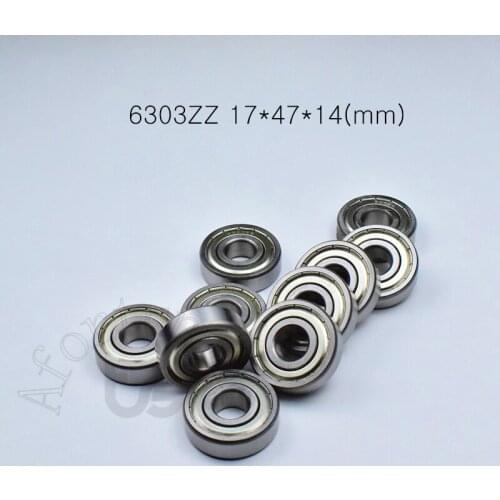 6303ZZ 17*47*14(mm) 1piece bearing free shipping abec-5 Metal sealed bearing Thin wall bearing 6303 6303Z chrome steel bearing