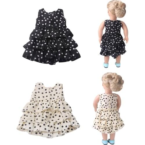 Sleeveless Party Dress for 18 Inch Girl Dolls Clothes Accessories