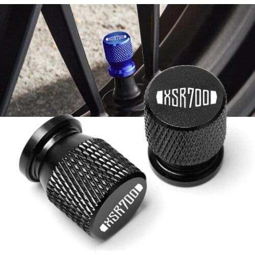For Yamaha XSR700 XSR 700 2015 2016 2017 2018 2019 Motorcycle Tire Valve Air Port Stem Cover Cap Plug CNC Aluminum Accessories
