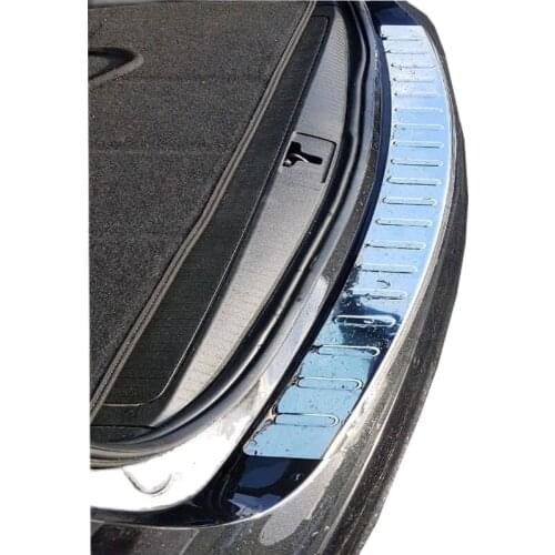 Rear Bumper Sill Cover S. Steel Rear Bumper Protector Rear Bumper Guard for Opel Zafira C Tourer 2012-UP