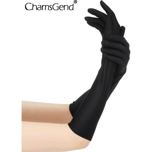 Classic Adult Opera/elbow/wrist Stretch Satin Finger Long Gloves Women Matching Costume Womens Evening Party Formal Gloves