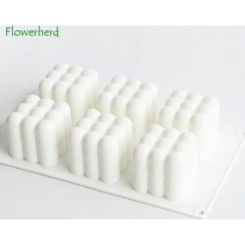 Magic Ball Square Cube Candle Silicone Mold Diy Handmade Aromatherapy Candle Molds for Candle Making Supplies Soap Cake Molds