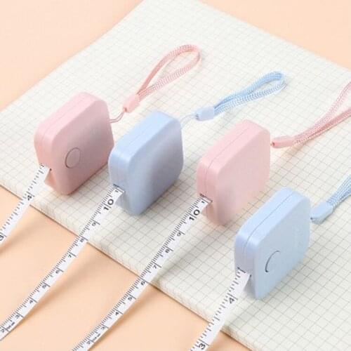Mini Tape Meter Tapes Tailor Ruler Keychain Measuring Tape Clothing Size Tape Measure Sewing Tools Accessory DIY Apparel Sewing