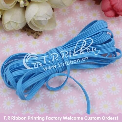 Fashion! 1/8" 3mm Skinny Elastic Ribbon #46, clothing accessaries 144yards factory sale directly