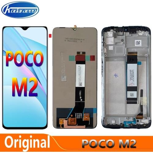 ORIGINAL Display Replace 6.53'' For Xiaomi Poco M2 M3 LCD Touch Screen Digitizer Assembly MZB9919IN M2004J19PI