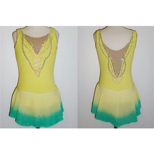 Girls Figure Skating Dresses Elegant New Brand Competition Ice Figure Skating Dress Children DR3522