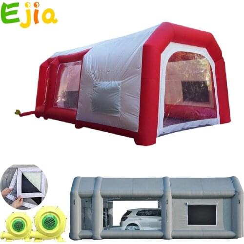 8*4*3m Inflatable Spray Booth Tents Inflatable Paint Inflatable Car Parking Tent Workstation