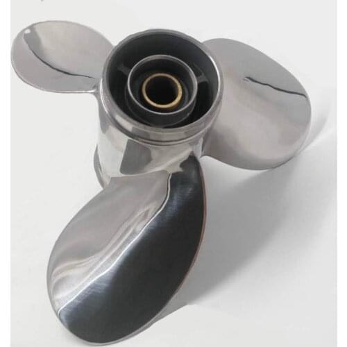 Free shipping 9.25x9 for Tohatsu steel Propellers 9.9-18hp boat accessories marine propellers marine boat yacht 14 teeth