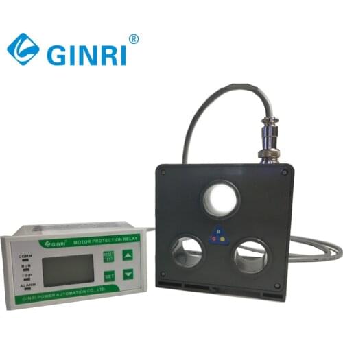 GINRI MDB-501F LCD Display Overload Voltage Current Control Separate Motor Protection Relay with CT