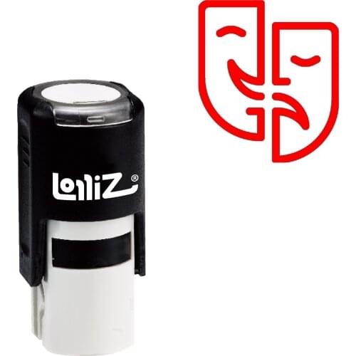 LolliZ Theater Self-Inking Rubber Stamp - Modern Symbol Series
