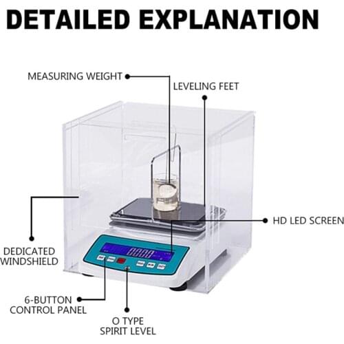 Powder Special Densimeter High Precision Density Tester Automatic Electronic Density Measuring Instrument