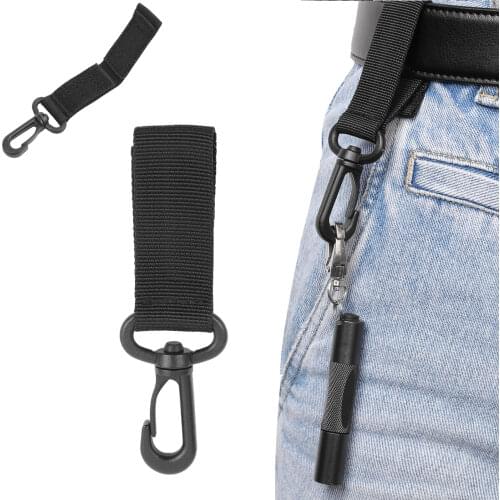 Outdoor High Strength Nylon Carabiner Tactical Backpack Key Hook Webbing Buckle Military Hanging Waist Belt Buckle Outdoor Tools